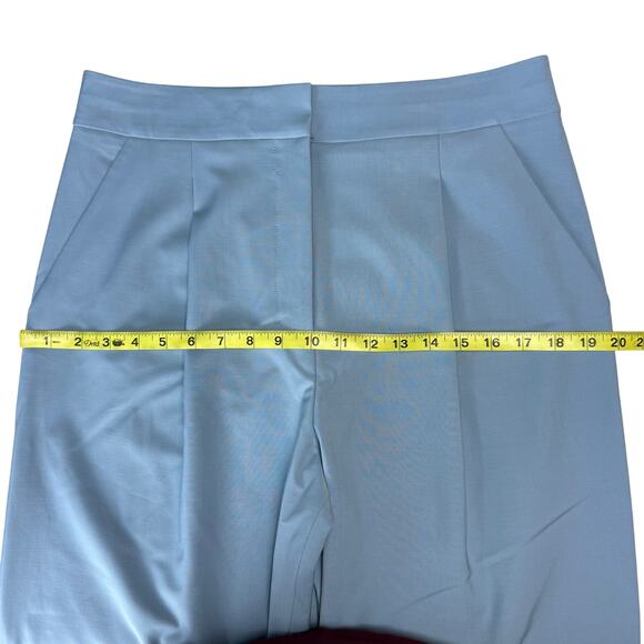 VERONICA BEARD Robinne Stretch Virgin Wool Blend Blue Pants - Picture 11 of 15